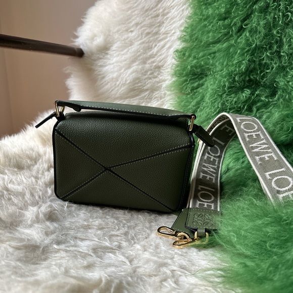 Faux Leather Mini Puzzle Bag - Picture 3 of 7